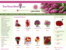 Tablet Screenshot of freshflowersdubai.com